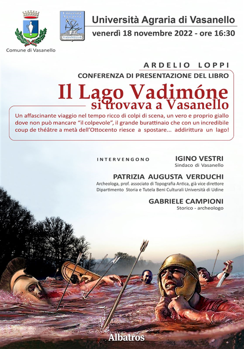Conferenza di presentazione del libro "Il Lago Vadimone si trovava a Vasanello" di Ardelio Loppi