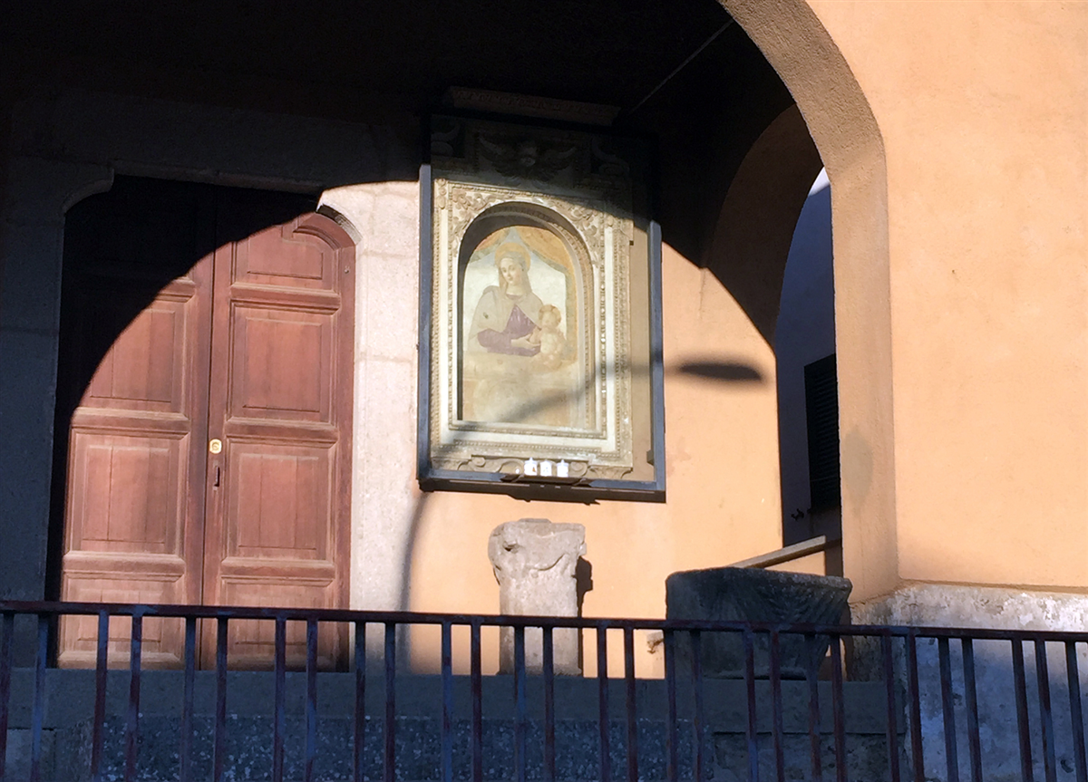 AFFRESCO PORTICO CHIESA MADONNA DELLE GRAZIE