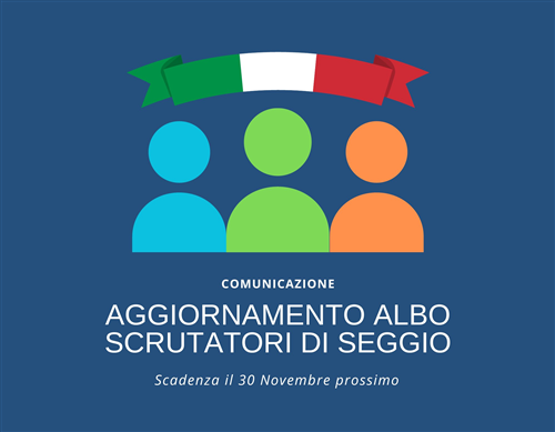 Aggiornamento Albo unico scrutatori