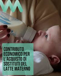 Bonus latte artificiale: richiesta contributo per l'acquisto di sostituti al latte materno